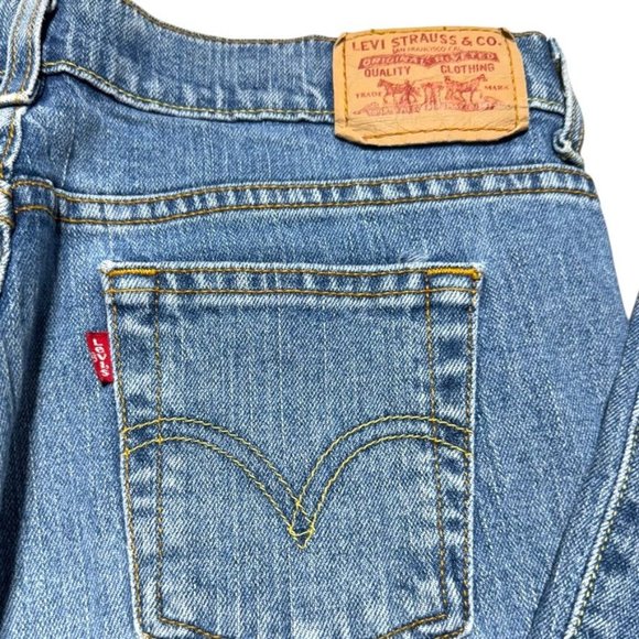 Levi's 515 Bootcut Jeans Blue Size 6 - Picture 8 of 11